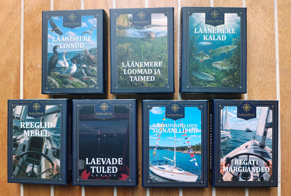 Meretarkuse kaartide komplekt 7 pakki